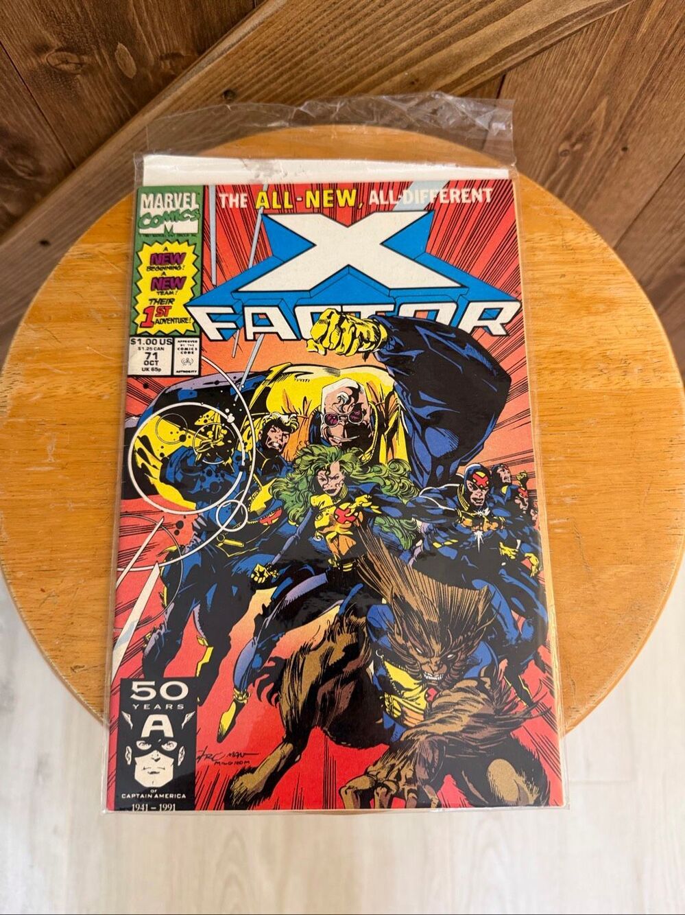 X-Factor #71 Marvel Comics 1991 1st New Team Strong Guy Key Issue Peter David (9